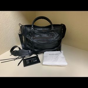 Balenciaga Classic Velo Crossbody Bag Black